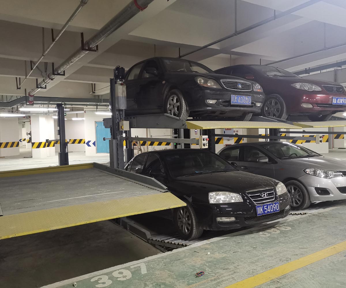 兩柱簡易升降立體榴莲视频APP在线观看庫